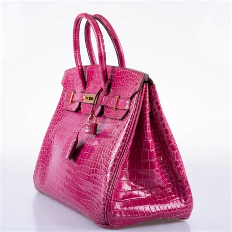 Hermes fuchsia porosus crocodile